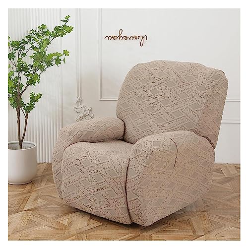 Recliner Slipcover with Side Pocket Anti-Slip Elastic Cover k7m