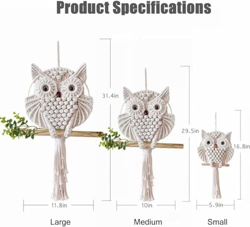 Macrame Wall Hanging Boho Hand Woven Decor q7k
