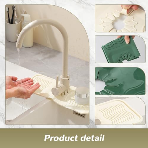 Kitchen Sink Silicone Draining Mat Fast Drying Stone Sink Tray a7