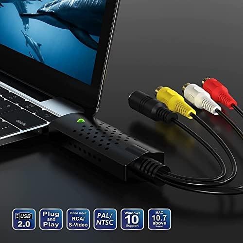 USB Video Capture Card for RCA to Digital Converter pc7