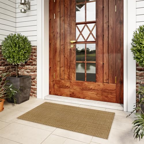 Small Rugs for Living Room 3x5 Washable Low Pile Neutral Indoor Outdoor k7