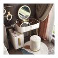 Vanity Table Luxury Furniture Dressing Table with Mirror Classic Cosmetics Organizers Vanity Storage Desk Dressing Table Multifunctional Organizers Dressing Table