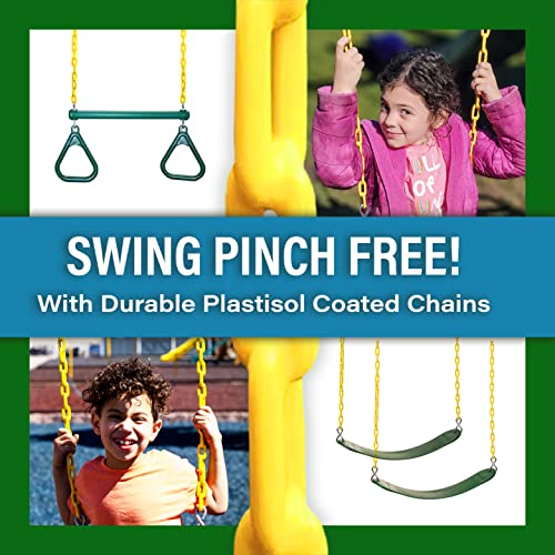 Cedar Wood Swing Set with Clubhouse and Slide a7