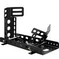 VEVOR Motorcycle Front Tire Chock, 3000 lbs Weight Capacity, Upright Motorbike Front Chock for 14"-22" Wheels, High-Grade Steel Wheel Trailer Stand with Adhustable Holes