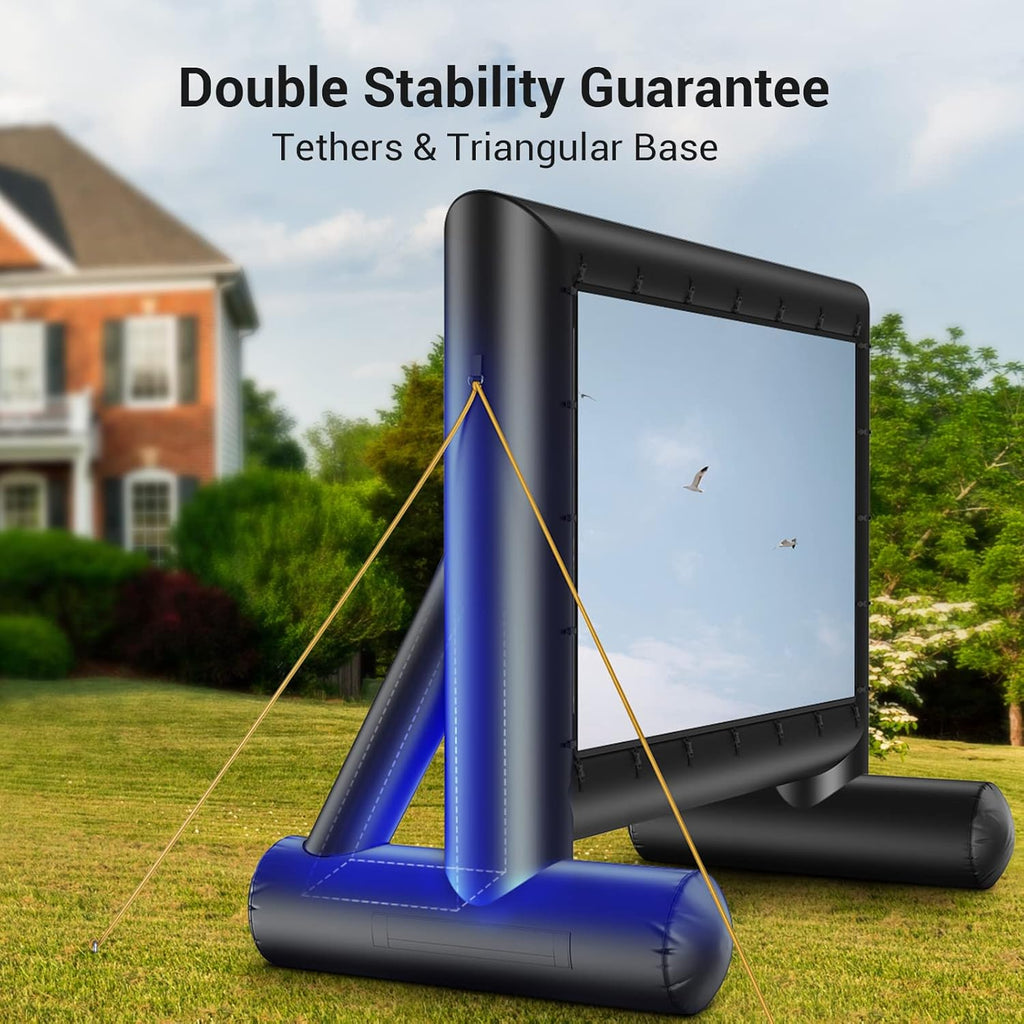 Outdoor Inflatable Movie Screen 14ft Projector Screen a7