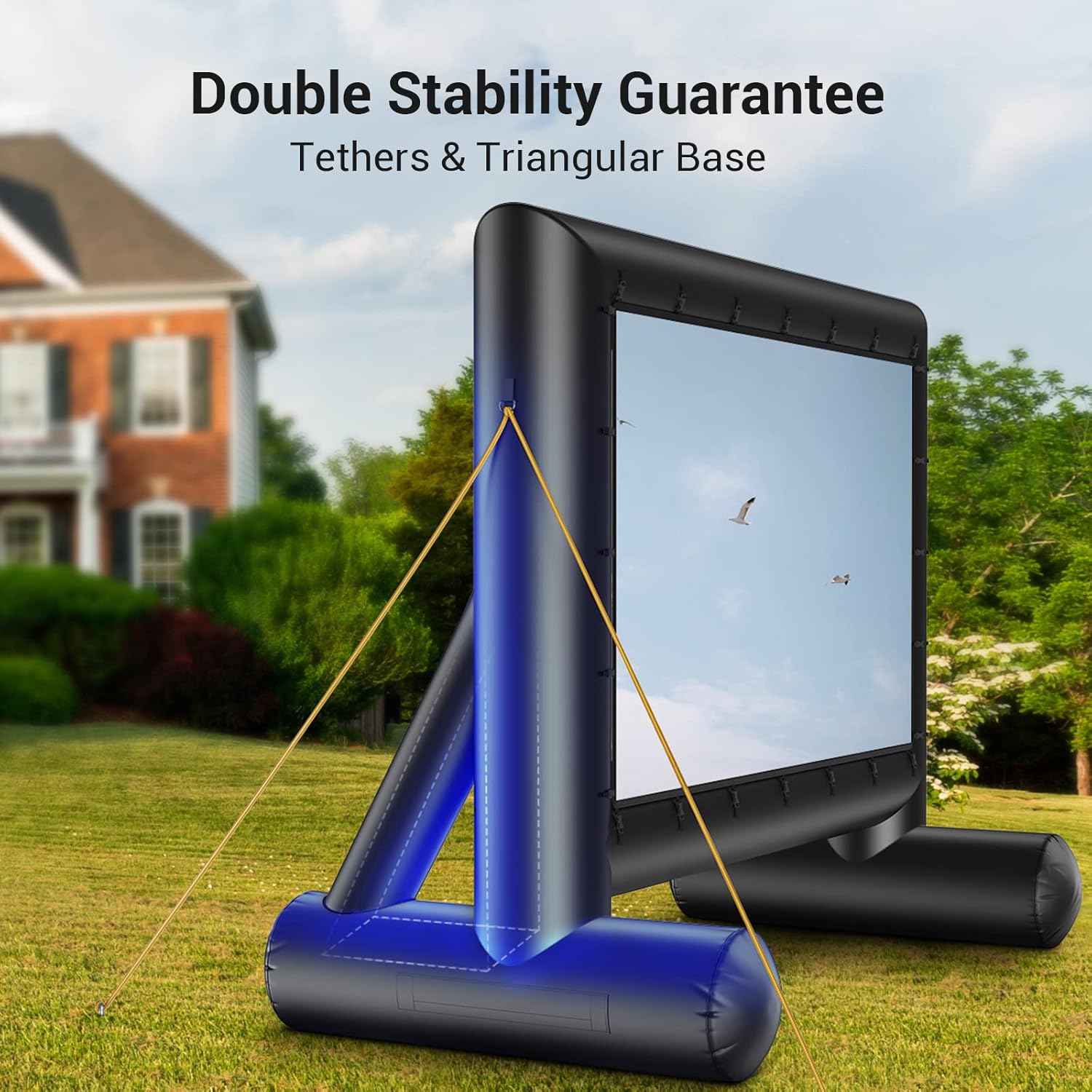 Outdoor Inflatable Movie Screen 14ft Projector Screen a7