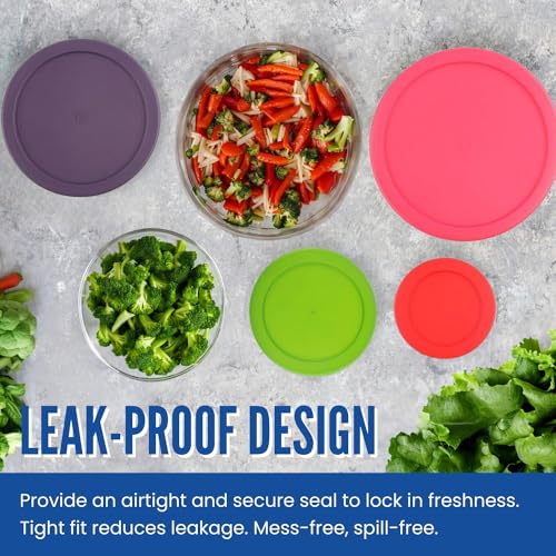 Replacement Glass Lid for 1-7 Cup Storage Containers Set k7