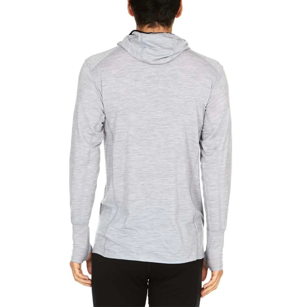 Men's Wool Quarter Zip Sun Hoodie Microweight k7