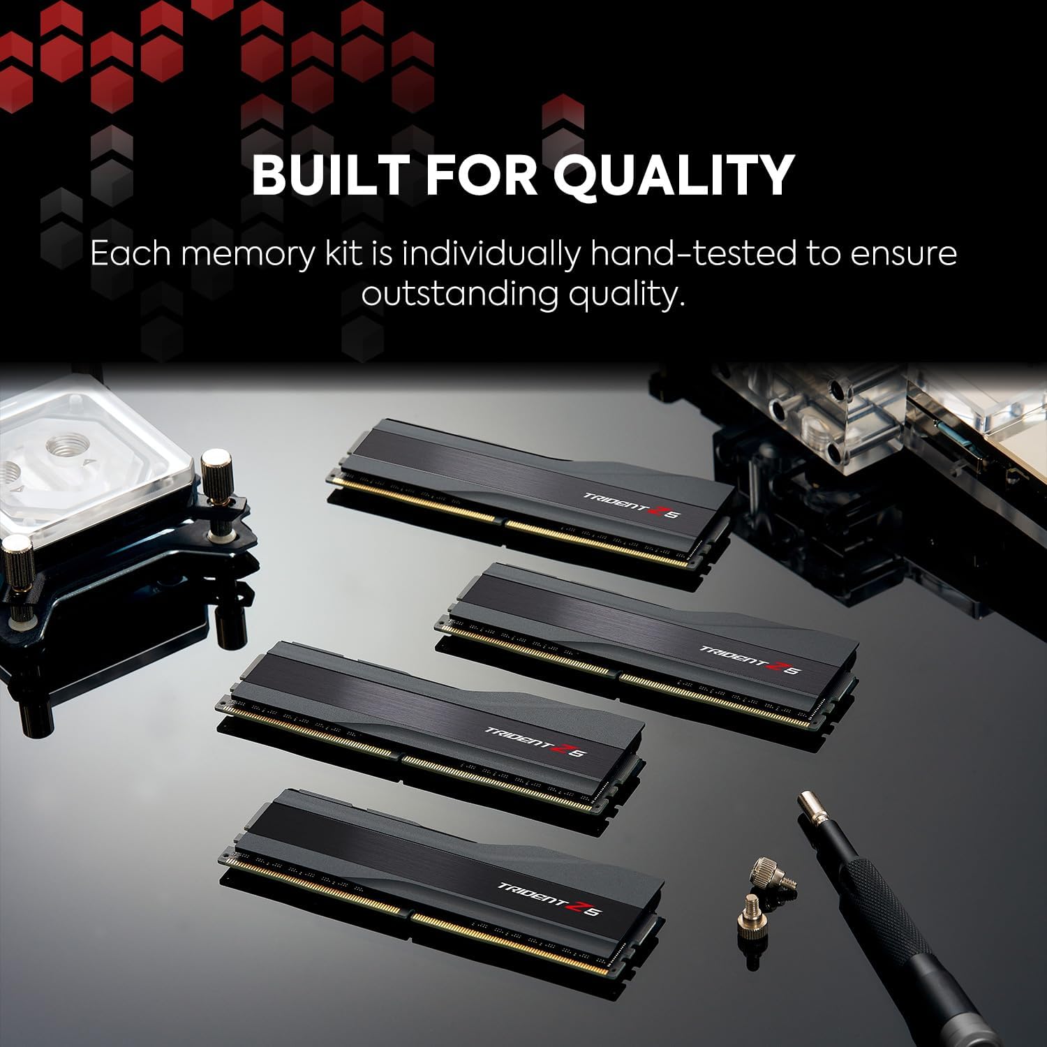 DDR5 RAM 64GB 6000MT/s CL32 Desktop Memory UDIMM Matte Black k7