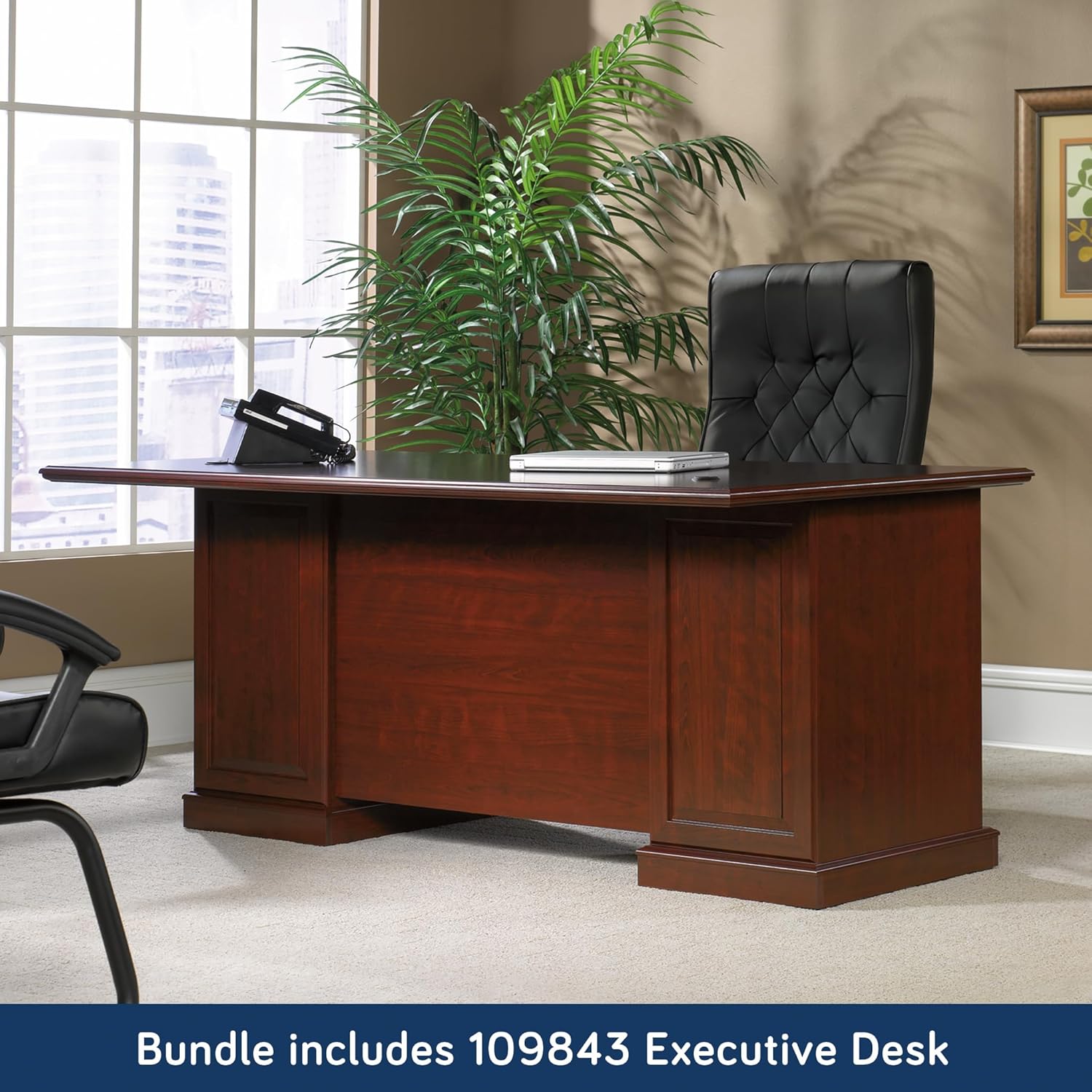 L-Shaped Desk with Hutch 7k