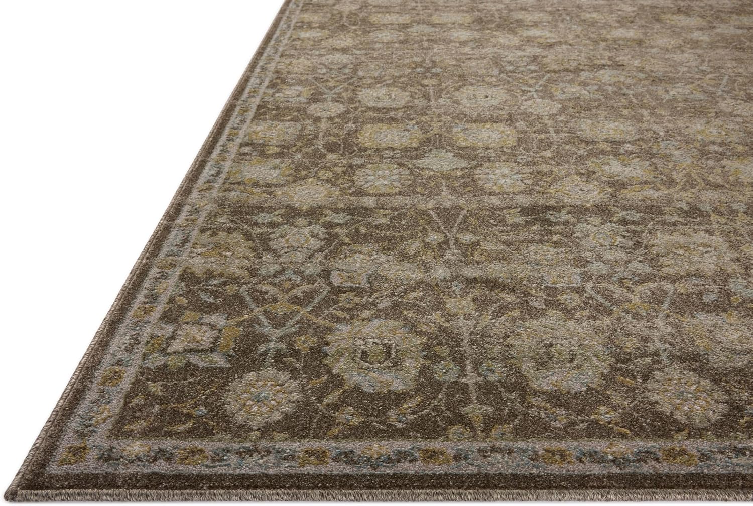Round Area Rug 7'6 x7'6 Natural Bark a7