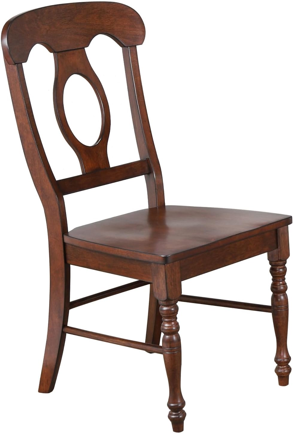 Round Extendable Drop Leaf Dining Table Set 3 Piece Chestnut Brown q7