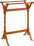 Powell Furniture Boonie Oak Finished Blanket/Quilt Rack by Powell