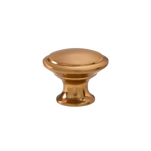 Black Cabinet Knobs Matte Round 1 1/4 inch Hardware a7