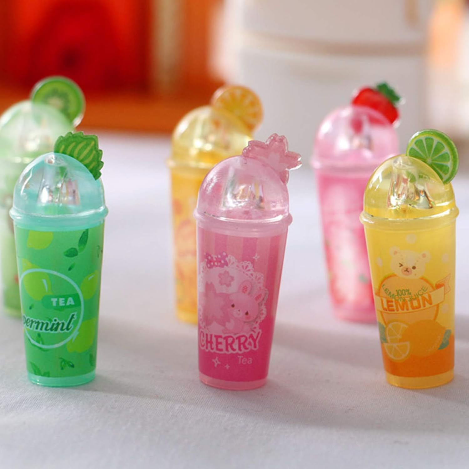 Miniature Doll House Fruit Slice Drink Accessories Toy k7m