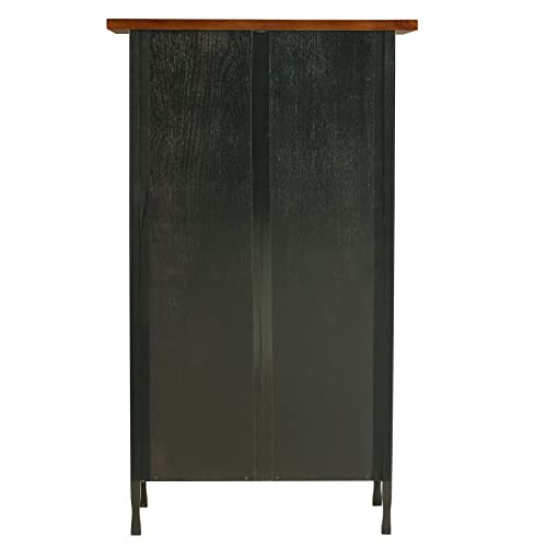 Rustic Bookcase with Drawer Storage, 30" W x 50" H k7m