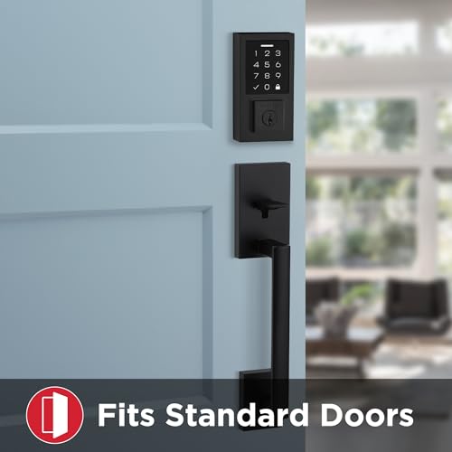 Smart Electronic Touchpad Deadbolt Auto Lock Matte Black k7