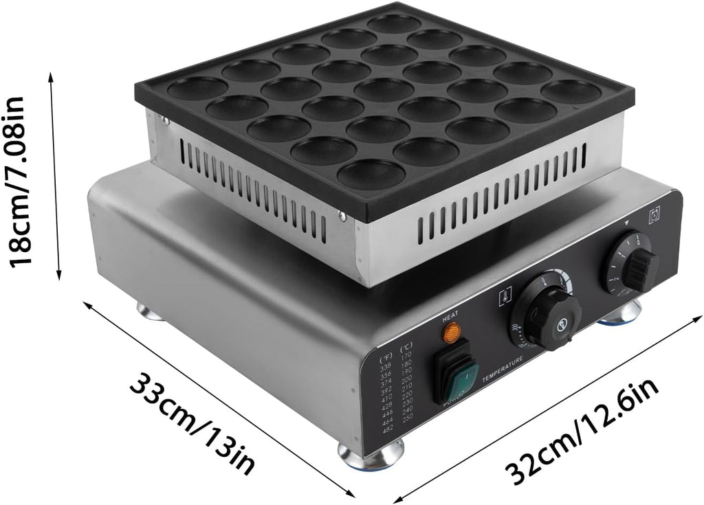 Mini Dutch Pancake Maker Non-stick Electric 110V k7