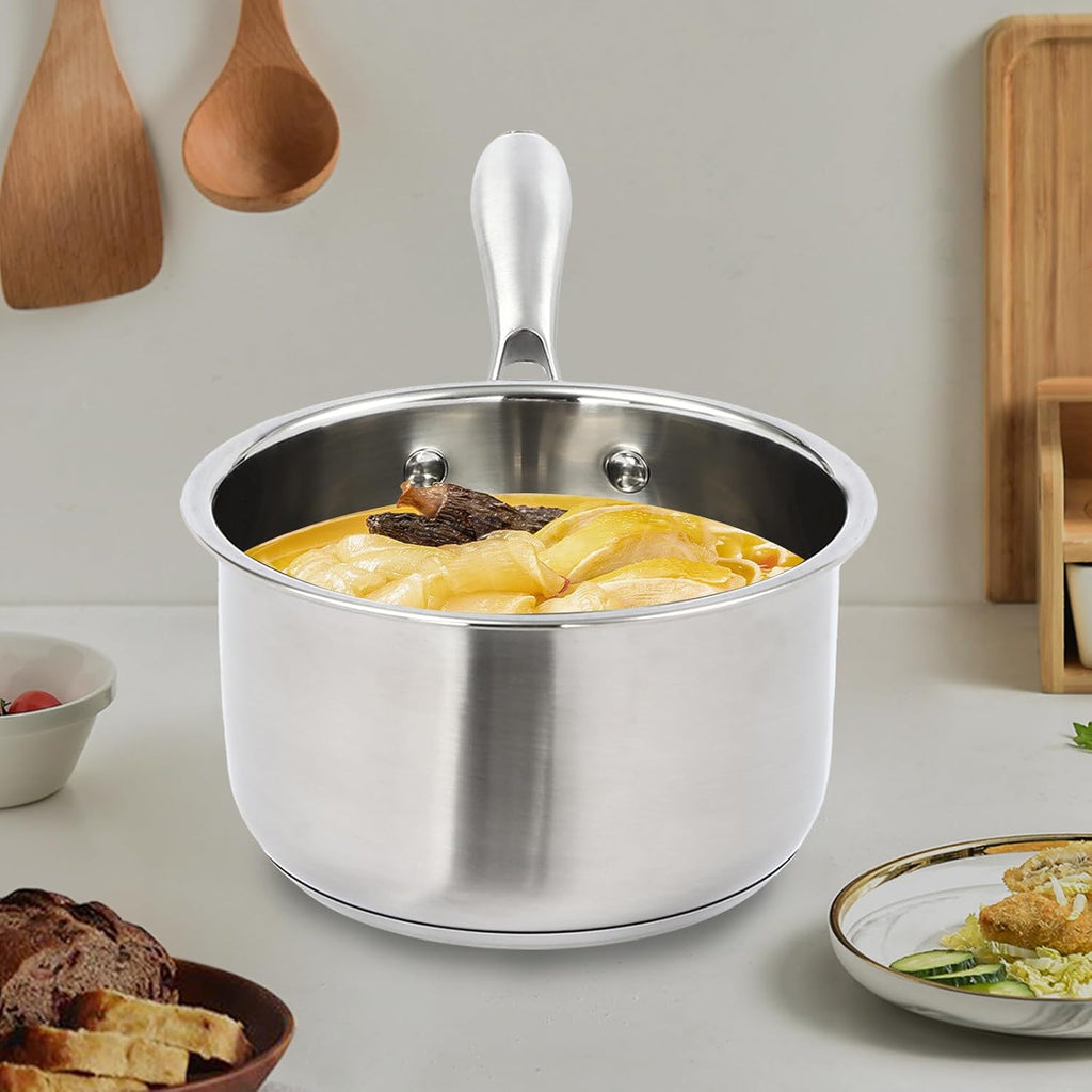Stainless Steel Steamer Pot with Saucepan and Lid a7