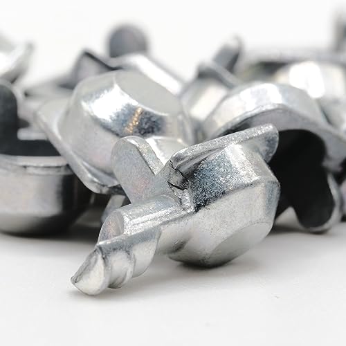 Shelf Support Pins for Bookshelf, Zinc Alloy, Pack of 16 k7