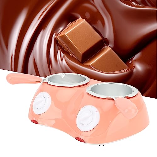 Chocolate Melting Pot Electric Fondue Kit with Double Pot a7
