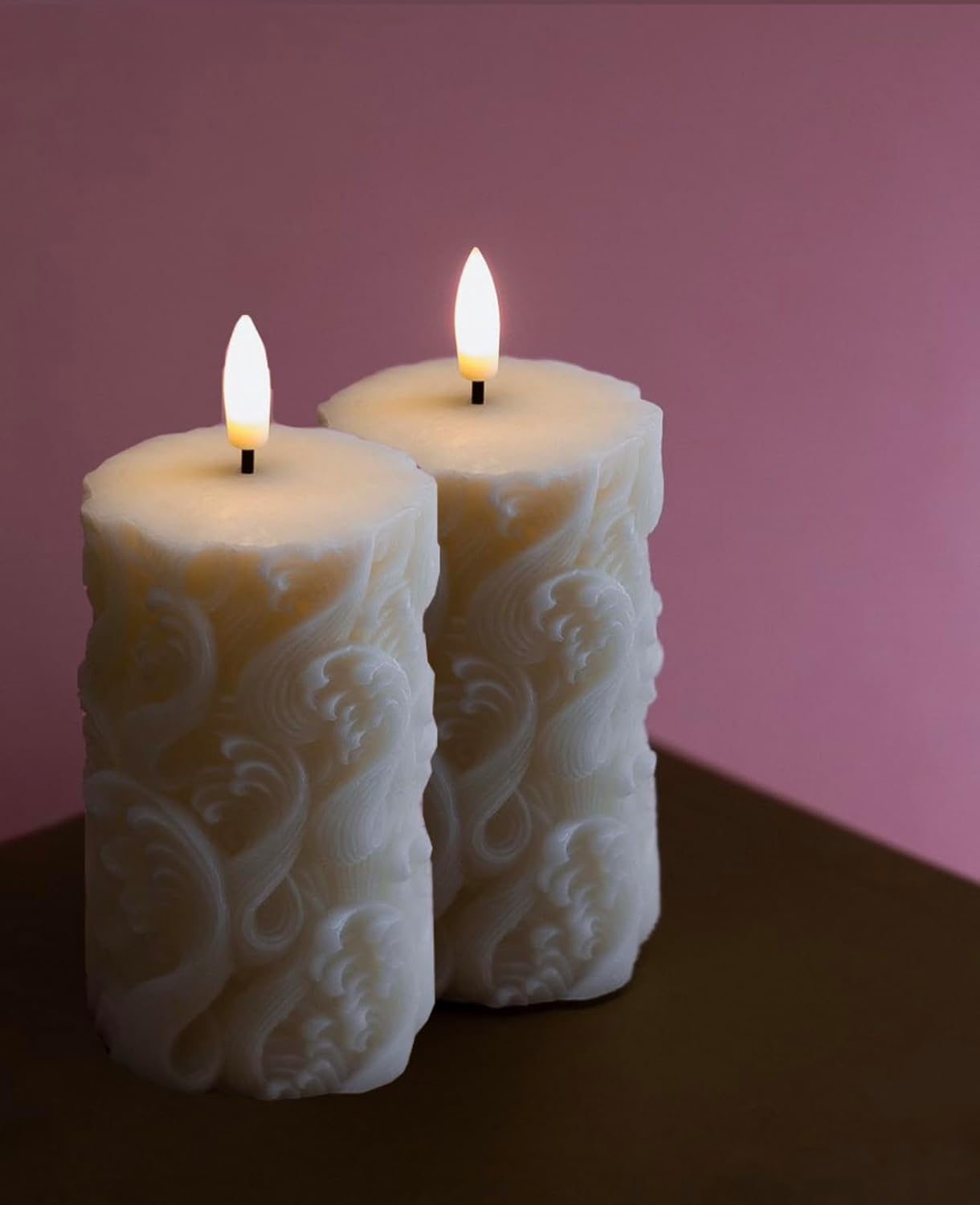 Flameless LED Candles with Remote Control, Battery Operated k7