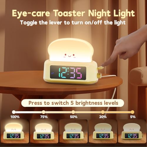 Kids Alarm Clock with Night Light and Timer k7p