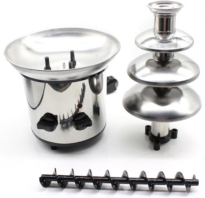 Chocolate Fondue Fountain Electric Stainless Steel k7m