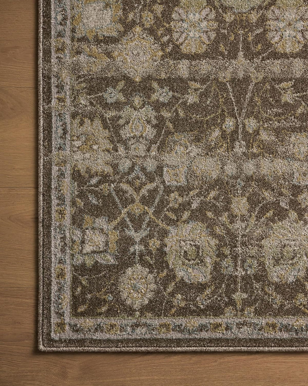 Round Area Rug 7'6 x7'6 Natural Bark a7