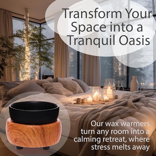 White Farmhouse Wax Warmer Electric Plug In a7
