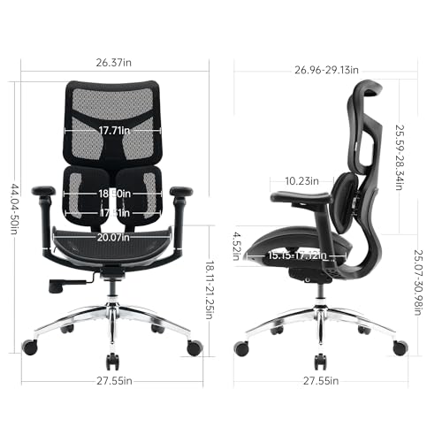 Ergonomic Office Chair with Lumbar Support and Adjustable Armrests k7m