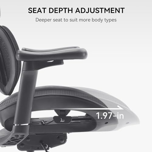 Ergonomic Office Chair with Lumbar Support and Adjustable Armrests k7m
