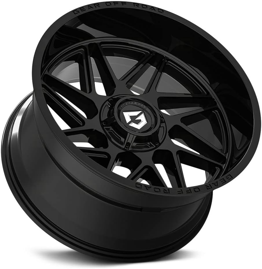 22x10 Custom Wheel Black Rim 6x139.7 k9