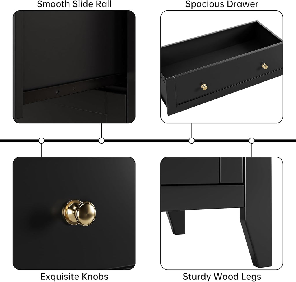 5 Drawer Tall Dresser for Bedroom with Metal Knobs a7
