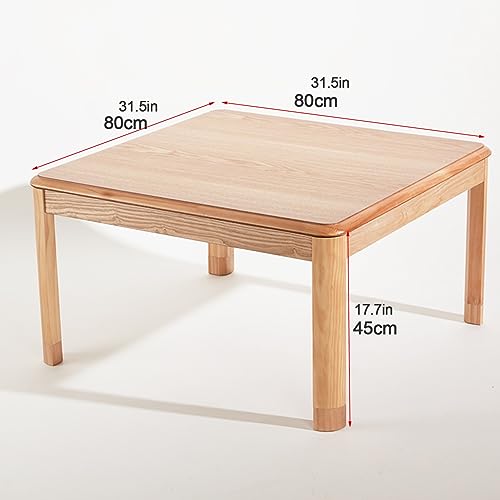 Kotatsu Table with Electric Heater, Futon Floor Set, Heated Wooden Coffee Table a7