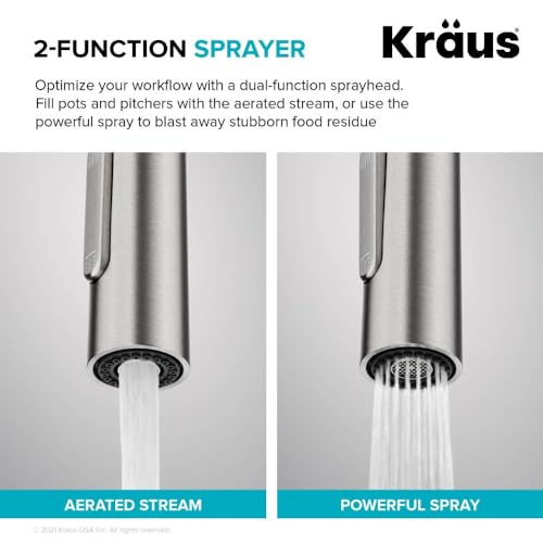 Modern Single-Handle Touch Kitchen Faucet with Pull Down Sprayer a7
