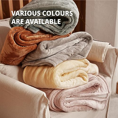 Heated Throw Blanket 50x60 with 4 Heat Settings Grey k7m