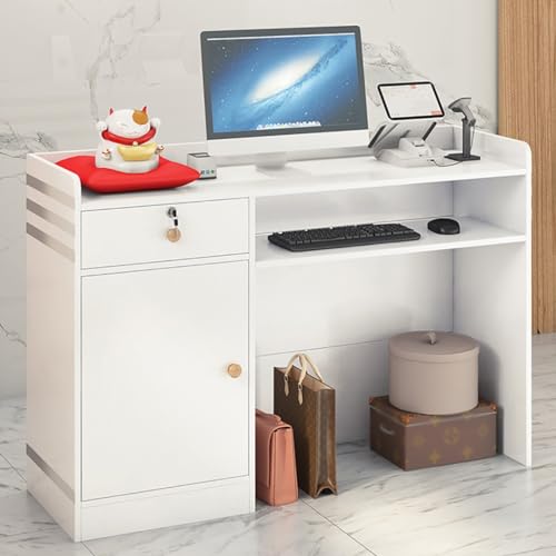 Reception Desk with Counter for Salon Retail Checkout k7p