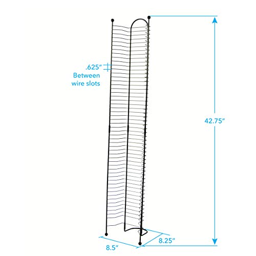 Blu-Ray Rack 32 Disc Space Saving Steel Black a7