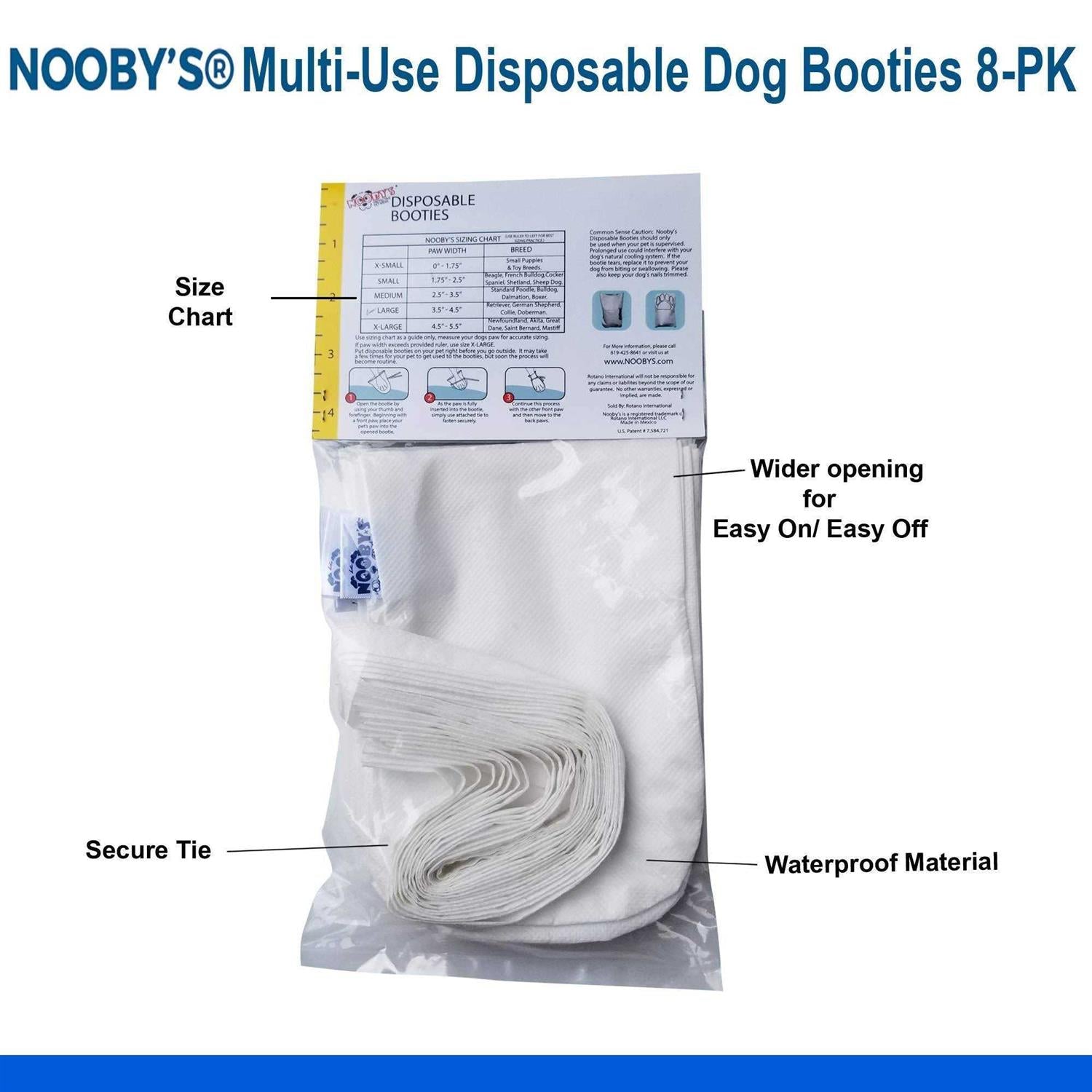 Dog Boots 8-Pack for Wound Protection Indoor Outdoor Use k7m