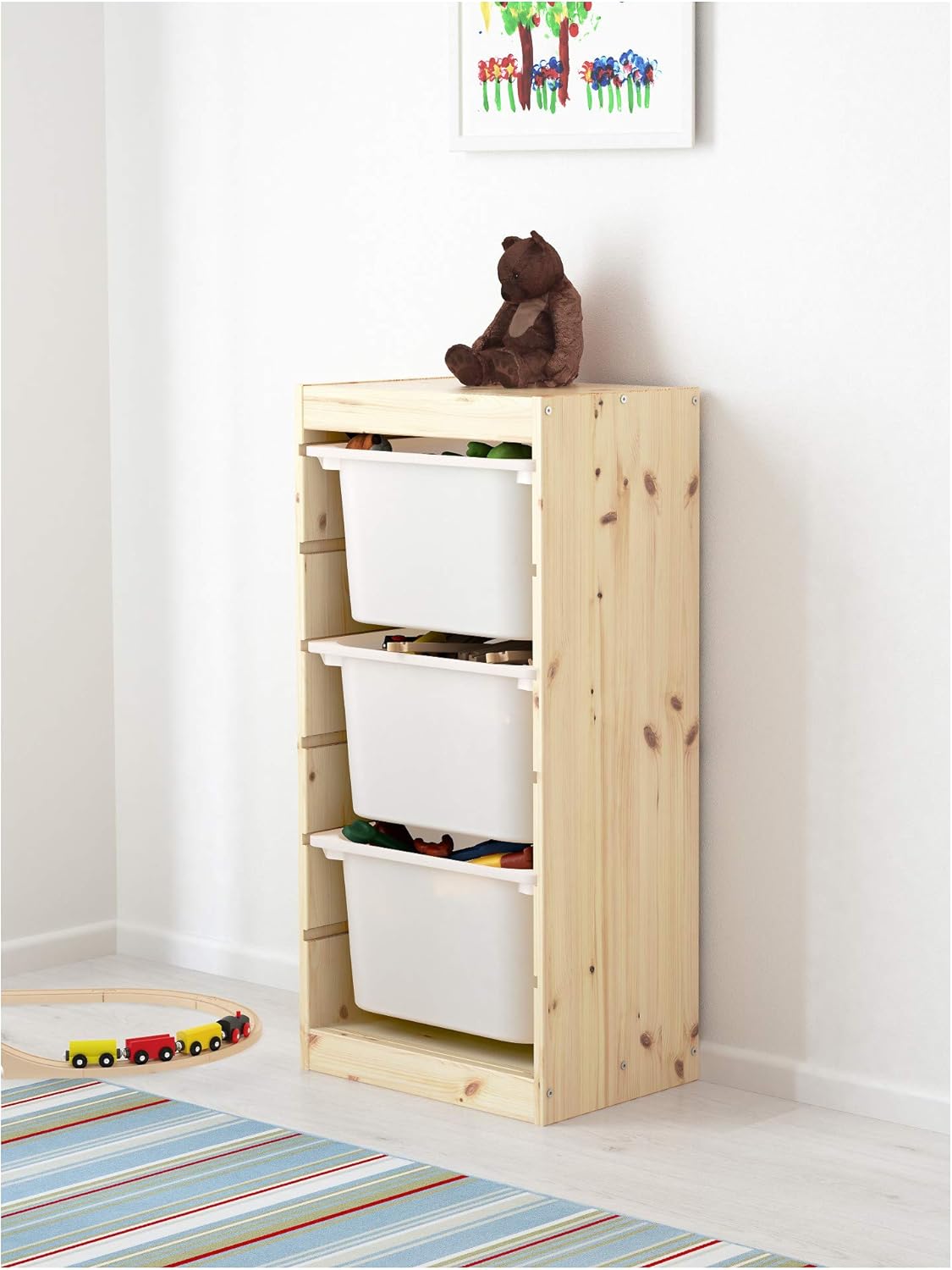 storage combination with boxes 44x30x91 cm a7