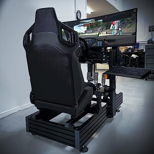 Racing Seat with Adjustable Lock Slide Red a7