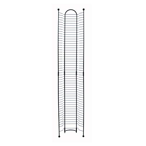 Blu-Ray Rack 32 Disc Space Saving Steel Black a7