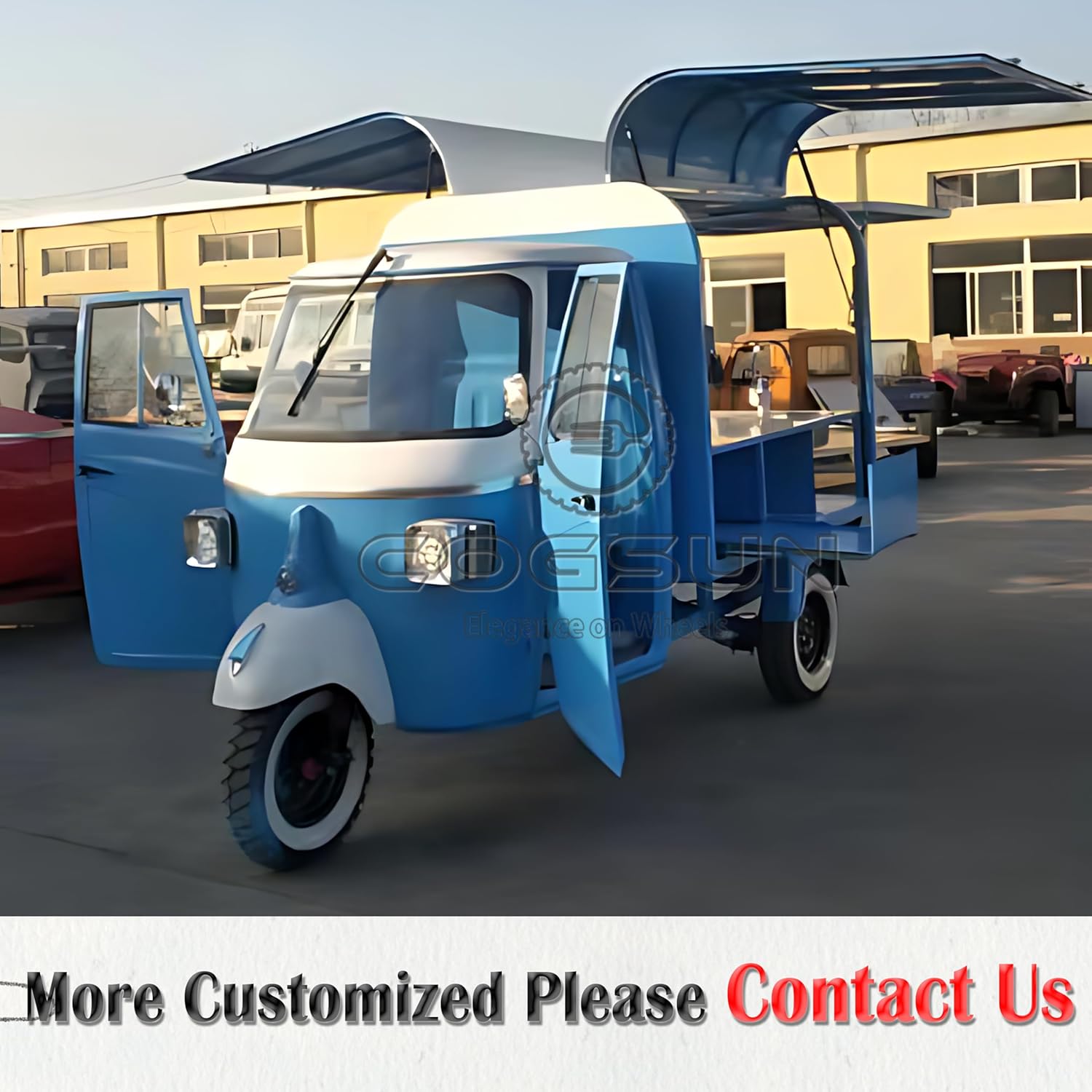 10.5ft Display Food Trailer Concession Kitchen with Sink a7